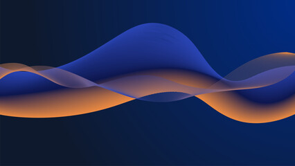 Colorful Wave Gradient Background 