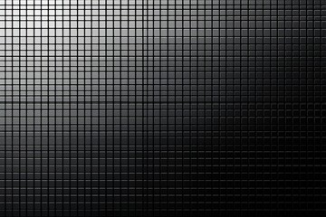 A detailed view of a black and gray grid pattern.