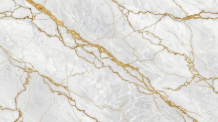 Classic White Marble with Golden Veins and Elegant Texture