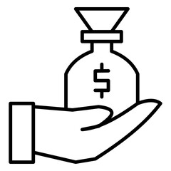 Finance Outline Symbol