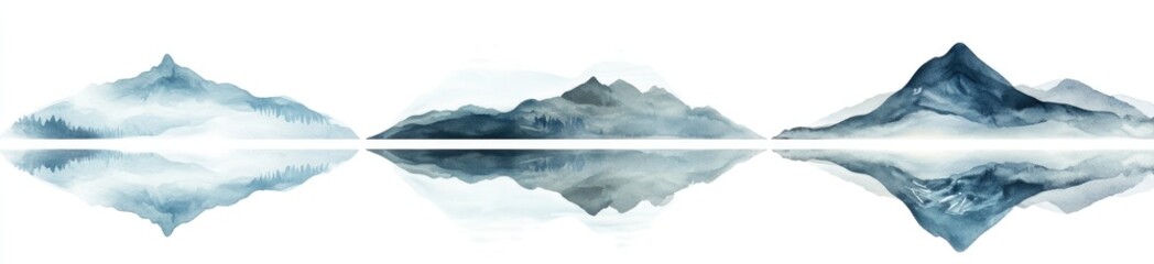 Serene Mountain Reflection