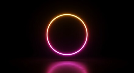 Neon Halo: A 3D Exploration of Light and Form