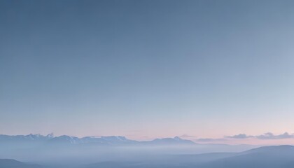 Fototapeta premium Subtle blue pastel gradient, smooth texture, calming sky effect , smooth, serene