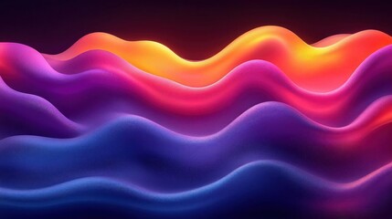 Fototapeta premium Abstract Colorful Waves Flowing Design Background