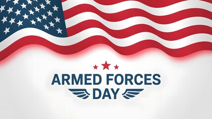Armed Forces Day with American Flag