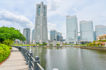 神奈川県横浜市の都市風景