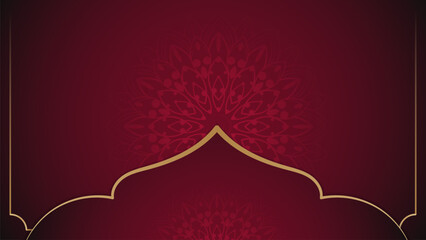 Luxury Mandala Islamic Background