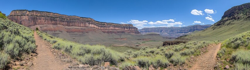 Obraz premium Canyon Trail View