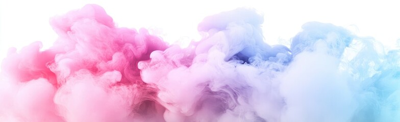 Fototapeta premium Abstract Pastel Smoke Cloud