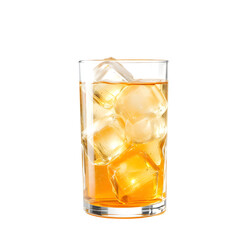 Refreshing Iced Tea Drink in Glass with Ice Cubes Perfect for Summer Beverages