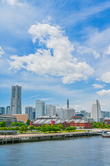 Obraz premium 神奈川県横浜市の都市風景