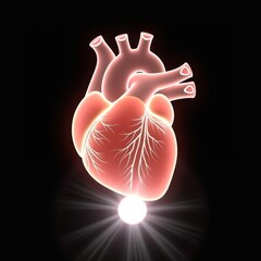 Schematic diagram of pacemaker implantation