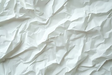 Obraz premium Crumpled white paper texture (2)
