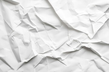 Obraz premium Crumpled white paper texture (1)