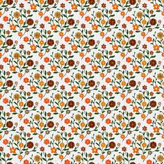 seamless pattern with flowers