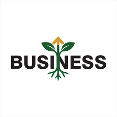 Growing Business Strategies for Sustainable Growth and Success vector logo