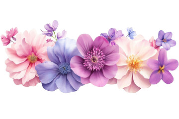 Obraz premium Discover Delicate Palette of Spring Flowers and Floral Harmony