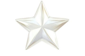 Obraz premium Radiant Star Shines Brightly on Black Background, Concept of Award