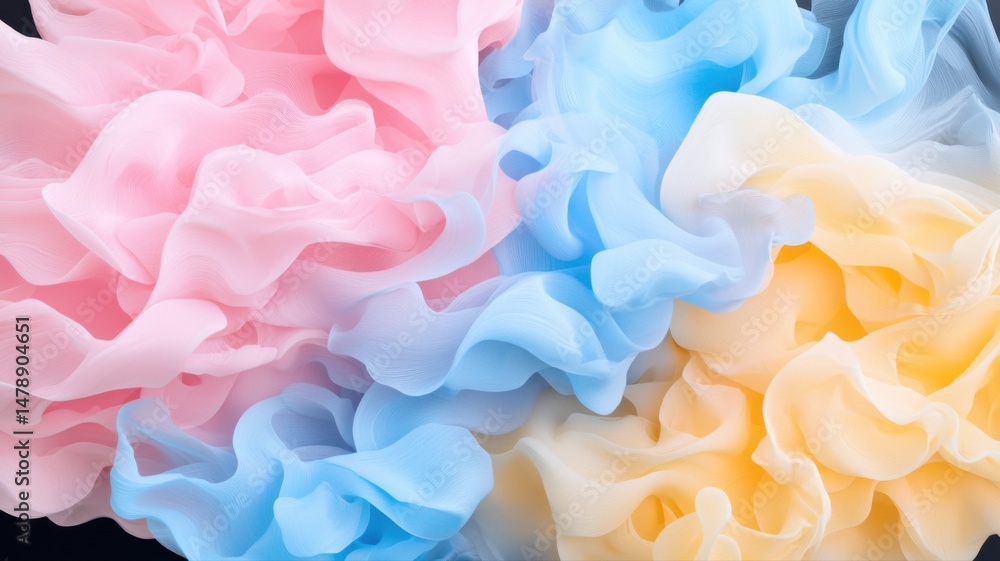 Poster abstract flowing pastel fabric background abstract background fabric flowing texture textile drape