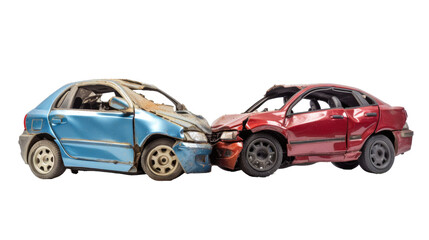 Obraz premium two cars accident crash