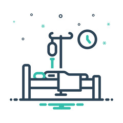 Mix icon for blood transfusion