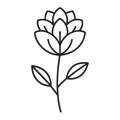 vector illustration of a leaf