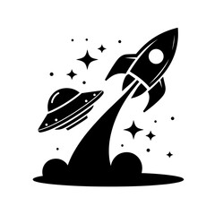 Rocket Launch vs UFO