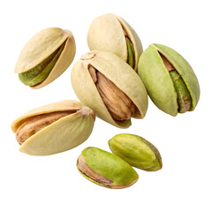 Pistachios on Transparent Background