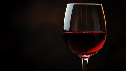 A Glass of Red Wine: Elegance and Sophistication