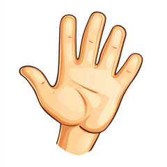 Obraz premium a small hand waving 