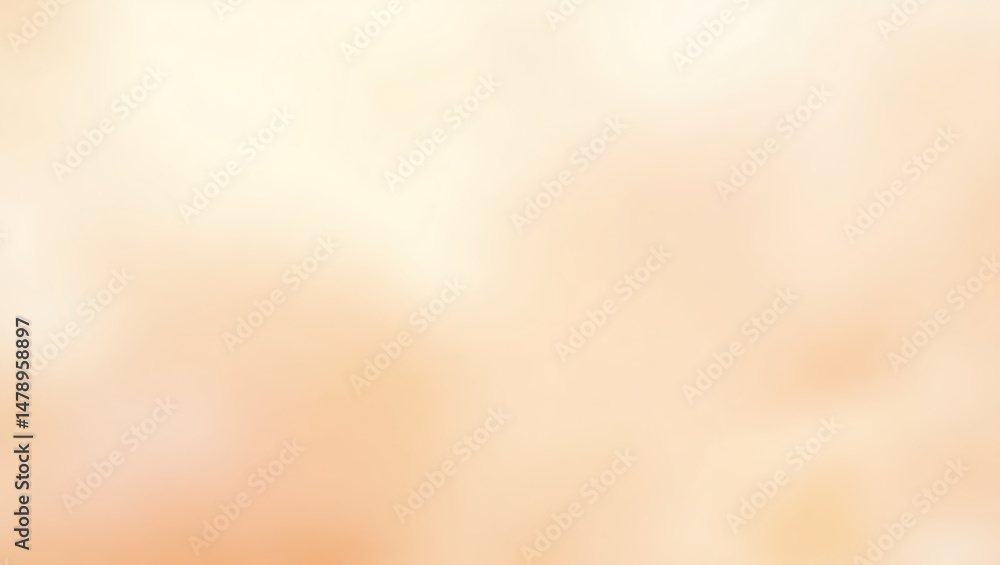 Poster serene pale peach gradient a soft blurred light color transitioning smoothly for design