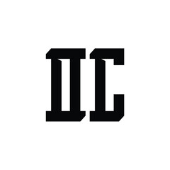 OC monogram logo design letter text name symbol monochrome logotype alphabet character simple logo