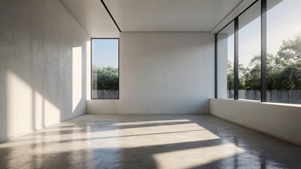 Fototapeta premium Modern Minimalist Space with Natural Light
