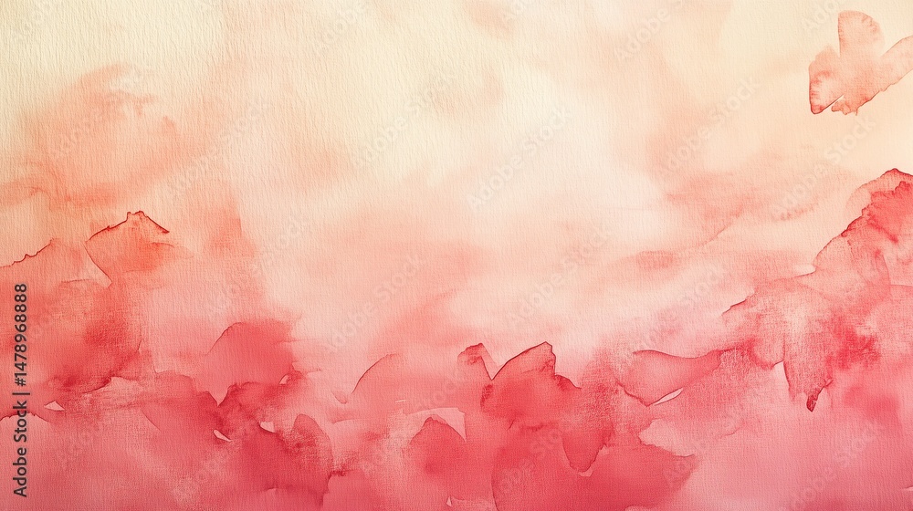 Poster soft watercolor paper texture background with subtle grain and muted tones, artistic and elegant des