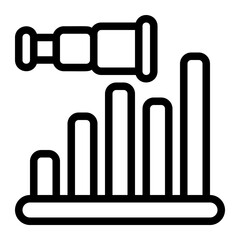Long-term vision Line Icon