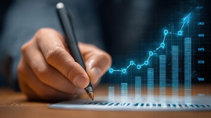 Analyzing Business Growth Trends with Digital Data Visualization Tools, Emphasizing Strategic Planning and Decision Making