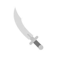 Obraz premium Arabic Sword icon vector image. Suitable for mobile apps, web apps and print media.