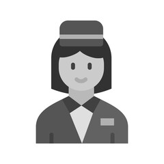 Bellhop icon vector image. Suitable for mobile apps, web apps and print media.