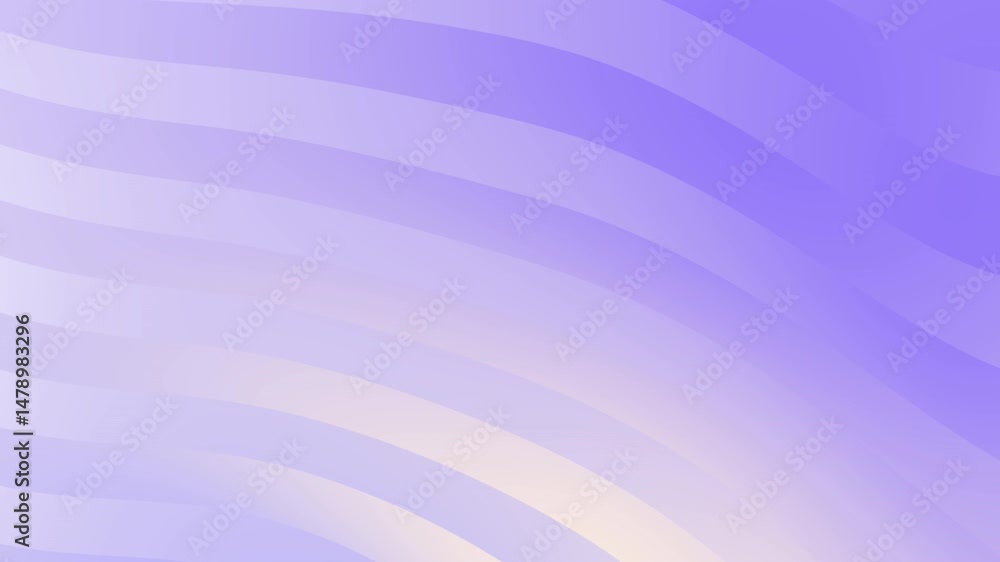 Poster abstract background video with soft pastel purple and white gradient hues. curved lines create a flo