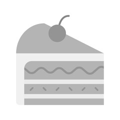 Cake Slice icon vector image. Suitable for mobile apps, web apps and print media.
