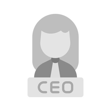 Chief Execuive Officer icon vector image. Suitable for mobile apps, web apps and print media.