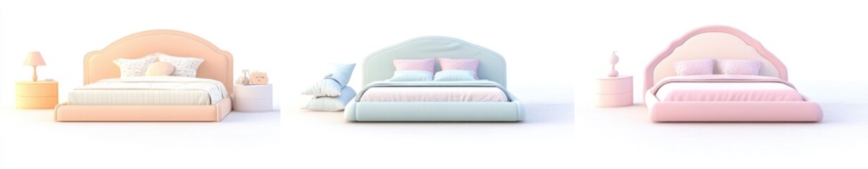 Pastel-Colored Bedroom Sets