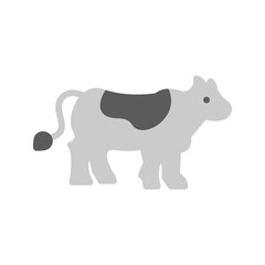 Cow icon vector image. Suitable for mobile apps, web apps and print media.