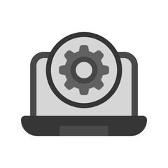 Devices Settings icon vector image. Suitable for mobile apps, web apps and print media.