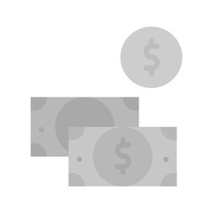 Dollar Currency icon vector image. Suitable for mobile apps, web apps and print media.