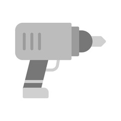 Drilling Machine icon vector image. Suitable for mobile apps, web apps and print media.