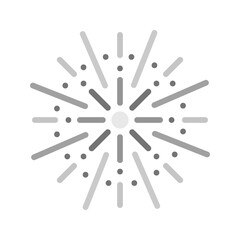 Fireworks icon vector image. Suitable for mobile apps, web apps and print media.