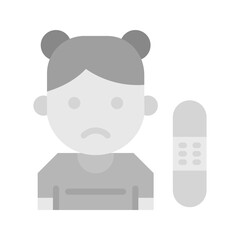 Getting Bandaid icon vector image. Suitable for mobile apps, web apps and print media.