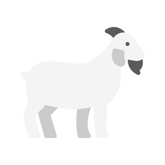 Goat icon vector image. Suitable for mobile apps, web apps and print media.