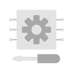 Hardware Setup icon vector image. Suitable for mobile apps, web apps and print media.